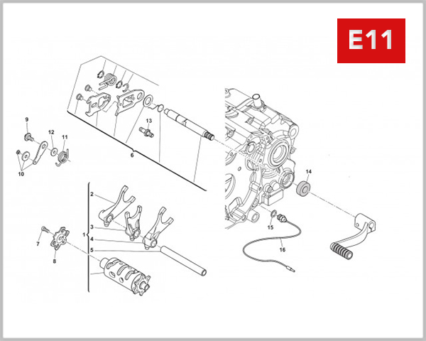 E11 - GEAR CHANGE CONTROL