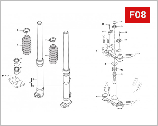 F08 - FRONT FORK