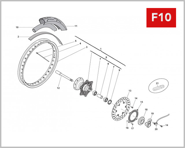 F10 - FRONT WHEEL