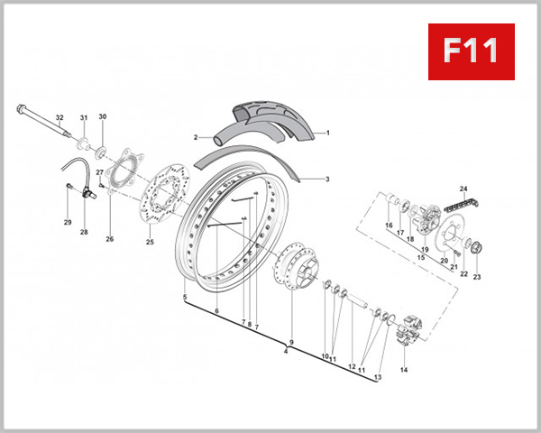 F11 - REAR WHEEL