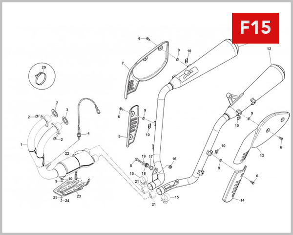 F15 - EXHAUST SYSTEM 