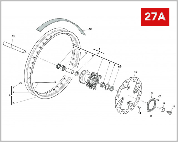 27A - FRONT WHEEL SUPERDUAL X