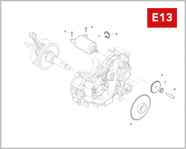 E13 - STARTING MOTOR