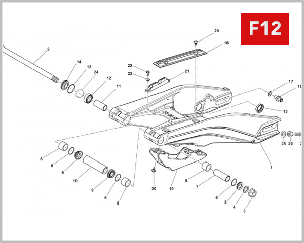 F12 - FORK ASSY