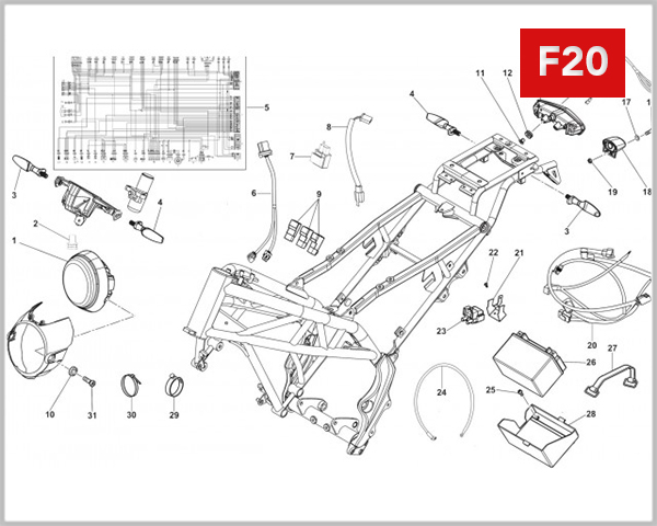 F20 - MAIN WIRING HARNESS