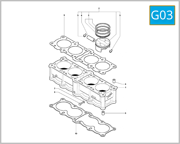 G03 - Cylinders And Pistons Assembly