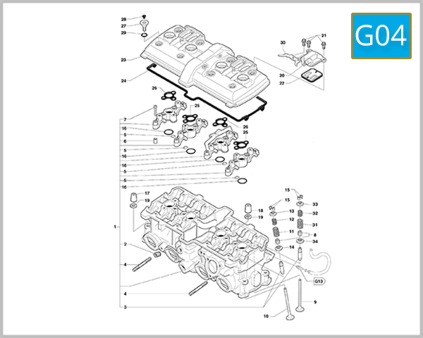 G04 - Cylinder Head Assembly