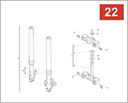 022 - FRONT FORK ASSEMBLY