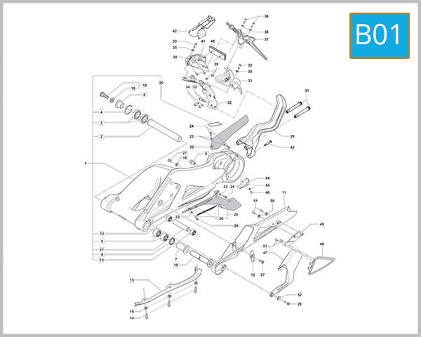 B01 - Swing Arm Assembly