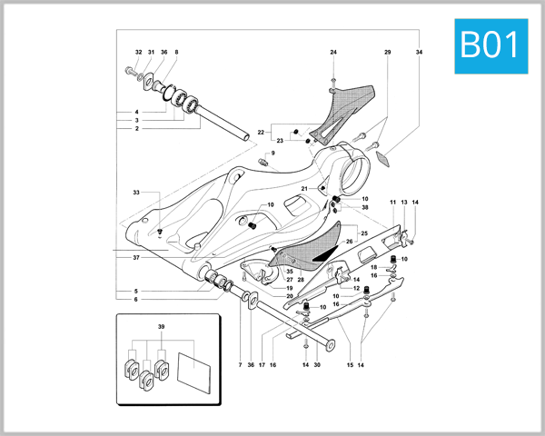 B01 - Swingarm Assembly