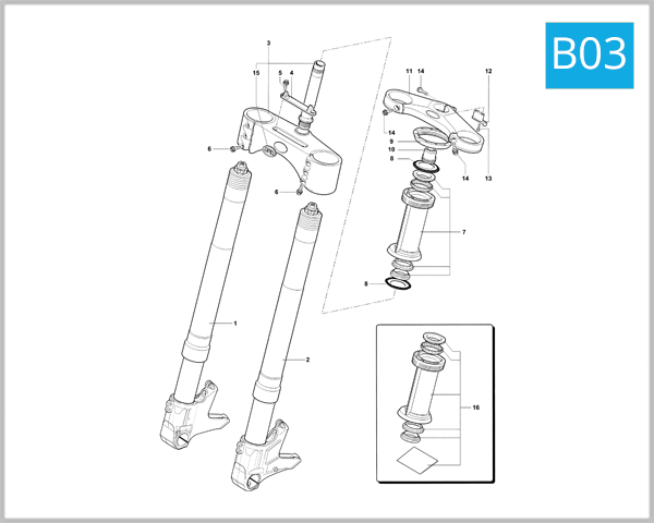 B03 - Front Suspension Assembly