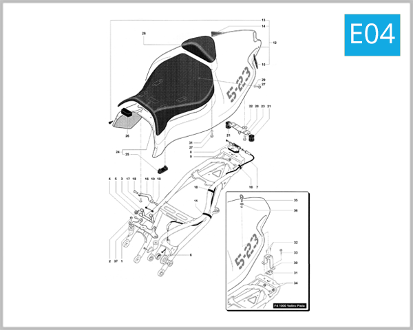 E04 - Rear Fairing Assembly