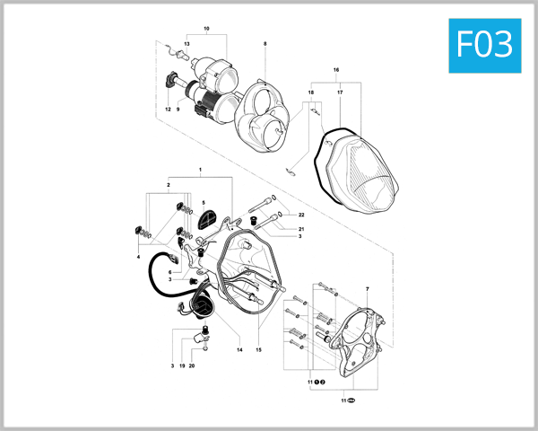 F03 - Front Headlight (Strada)