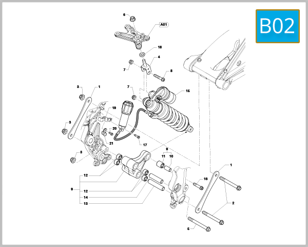 B02 - Rear Suspension Assembly