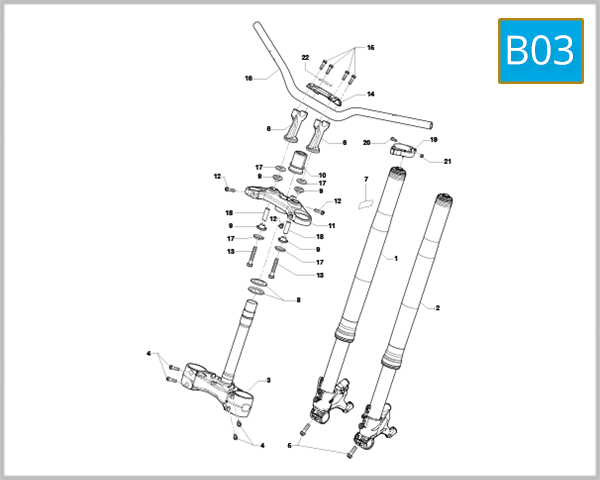 B03 - Front Suspension Assembly