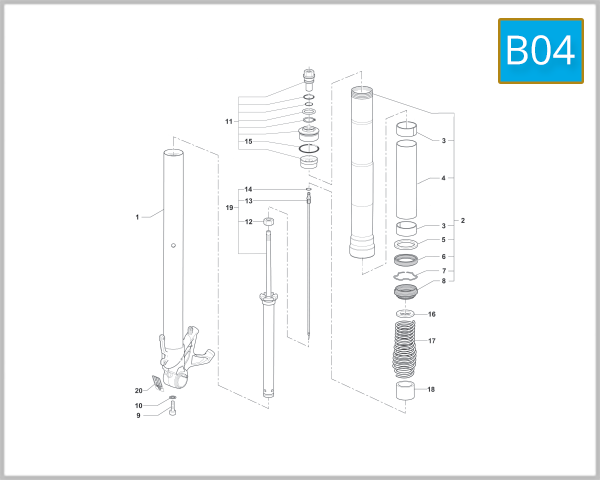 B04 - Right Hand Fork (Tv 800 - Edition 1)