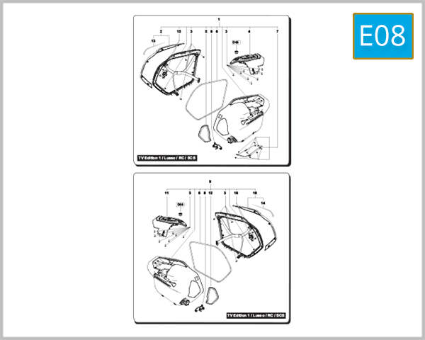 E08 - Side Bags (TV Edition 1 - Lusso - RC - SCS)