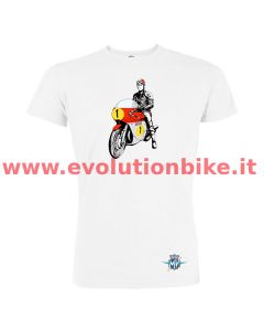 MV Agusta Reparto Corse Vintage Rider White T-Shirt