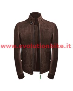 MV Agusta Reparto Corse Vintage Brown Leather Jacket