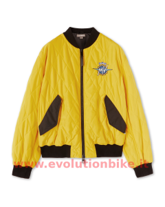 MV Agusta Logo Level 2 Yellow Quilted Bomber