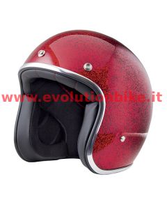 Stormer Jet Pearl Glitter Red Glossy Helmet