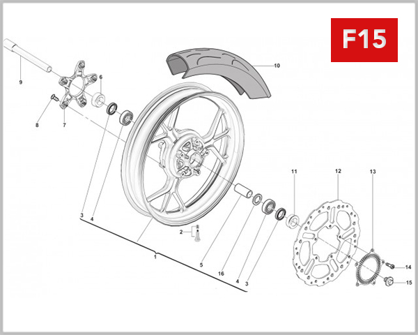 F15 - FRONT WHEEL ABS