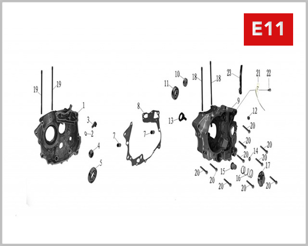 E11 - CRANKCASE