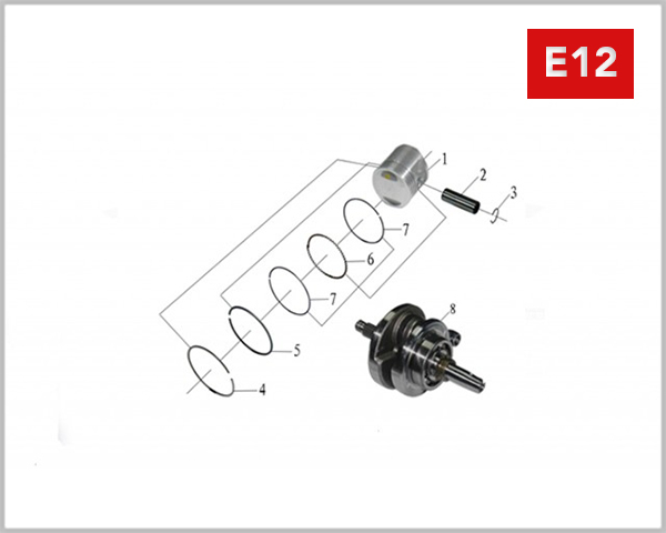 E12 - CRANKSHAFT & PISTON