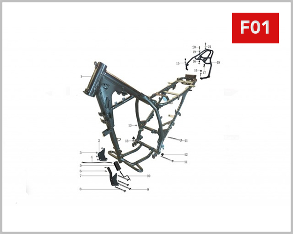 F01 - FRAME ASSY