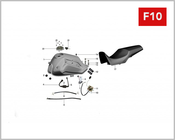 F10 - FUEL TANK ASSY