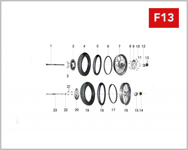 F13 - WHEEL 