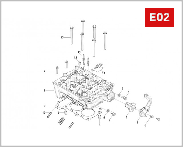 E02 - CYLINDER HEAD