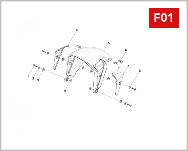 F01 - FRONT FENDER