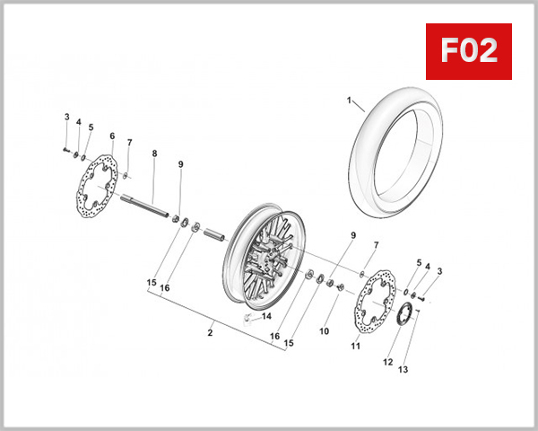 F02 - FRONT WHEEL