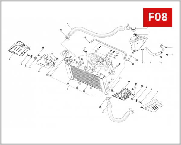 F08 - RADIATOR ASSY