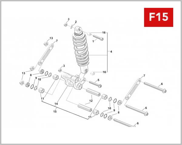 F15 - EQUALIZER & REAR SHOCK ABSORBER