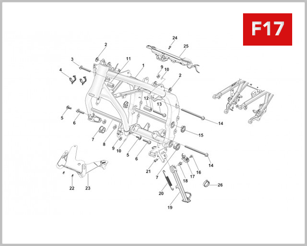 F17 - FRONT FRAME ASSY