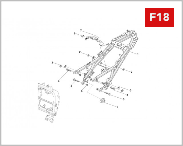 F18 - REAR FRAME ASSY