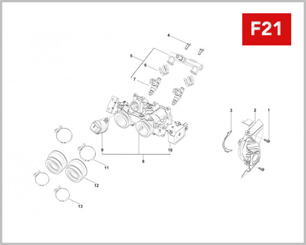 F21 - THROTTLE BODY