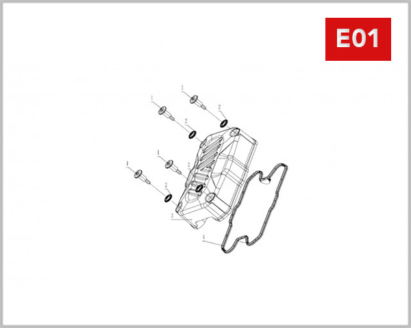 E01 - CYLINDER HEAD COVER