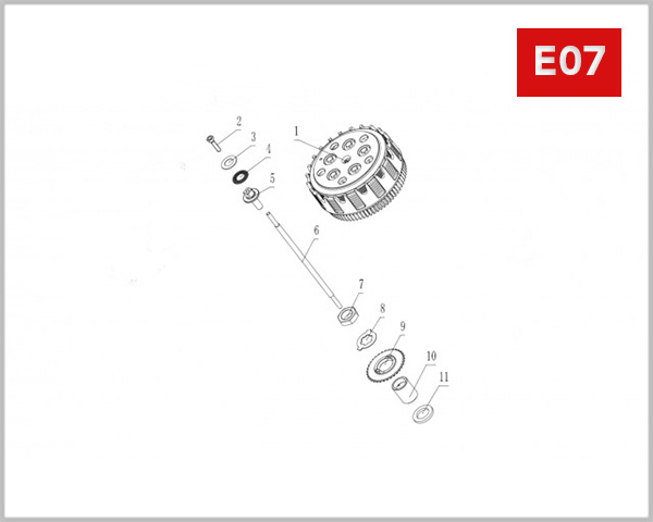 E07 - CLUTCH ASSY