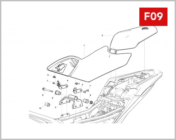 F09 - SEAT ASSY