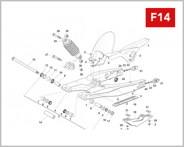 F14 -  FORK ASSY