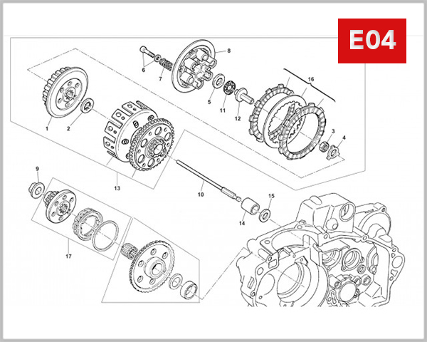 E04 - CLUTCH BODY