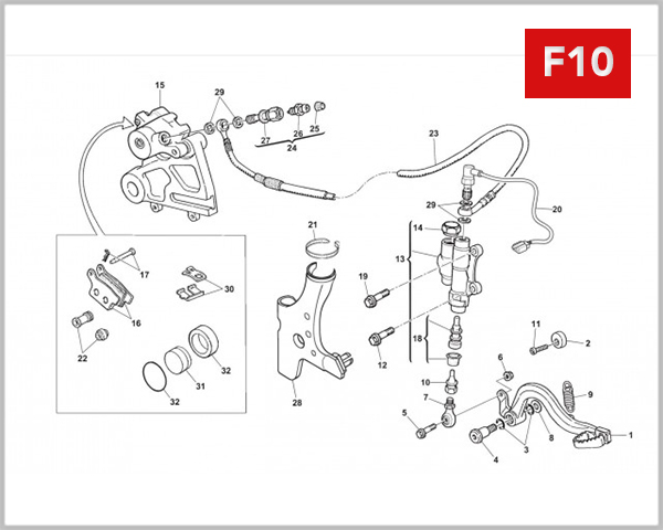 F10 - REAR BRAKE PUMP COMBINATION