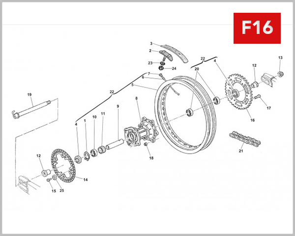 F16 -  REAR WHEEL