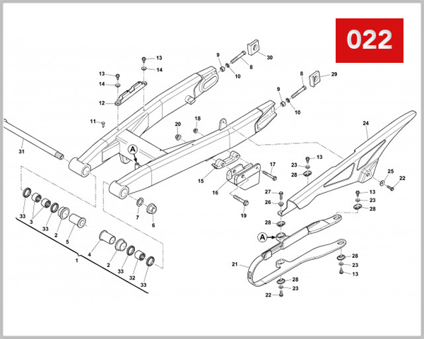 022 - REAR SWING ARM