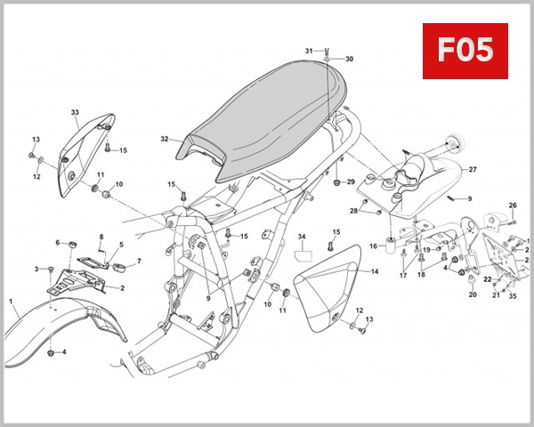 F05 - LEFT\RIGHT SIDE COVER&MUDGUARD