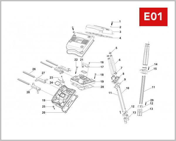 E01 - CYLINDER HEAD COVER