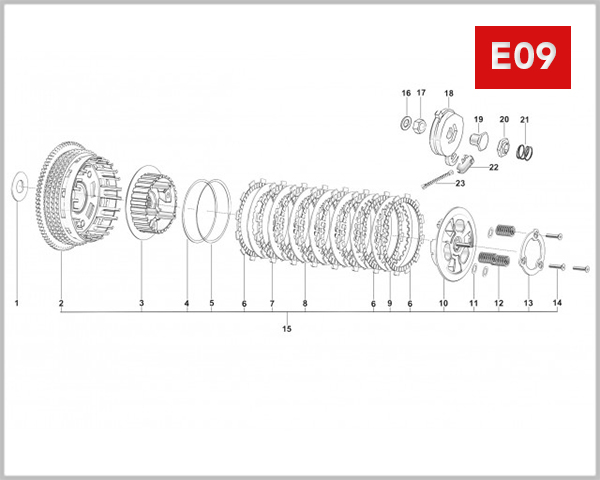 E09 - CLUTCH BODY